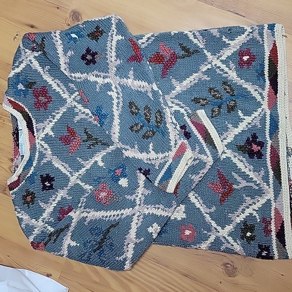 Nomadic Traders Sweaters - Nomadic Traders hand knitted sweater size medium
